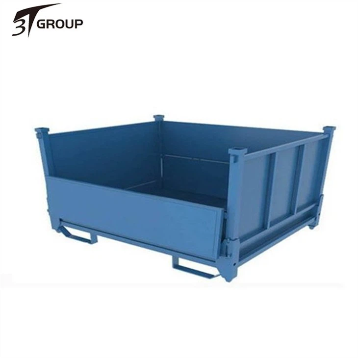 Sheet Steel Box Pallet with Half Gate price